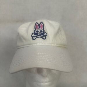 Psycho Bunny Cap One size fits most adjustable Gently worn 100% cotton